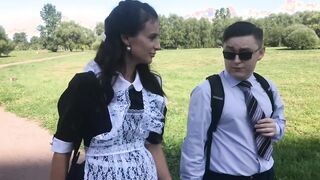 Tapasztalatlan pasi hátsó bejáratba szexel