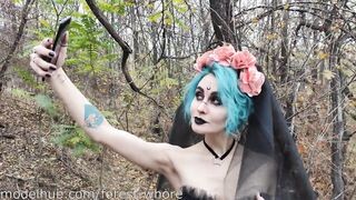 Halloween Cosplayes lány popóba kefélve