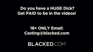 Blacked - Blake Blossom élvezi a méretes barna dákót