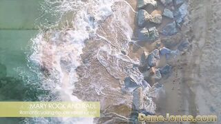 Fiatal orosz fekete Mary Rock keményen megkúrva