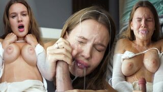 A fiúm visszatért a katonaságtól, háromszoros élvezés és tele vagyok gecivel - virtuális sex